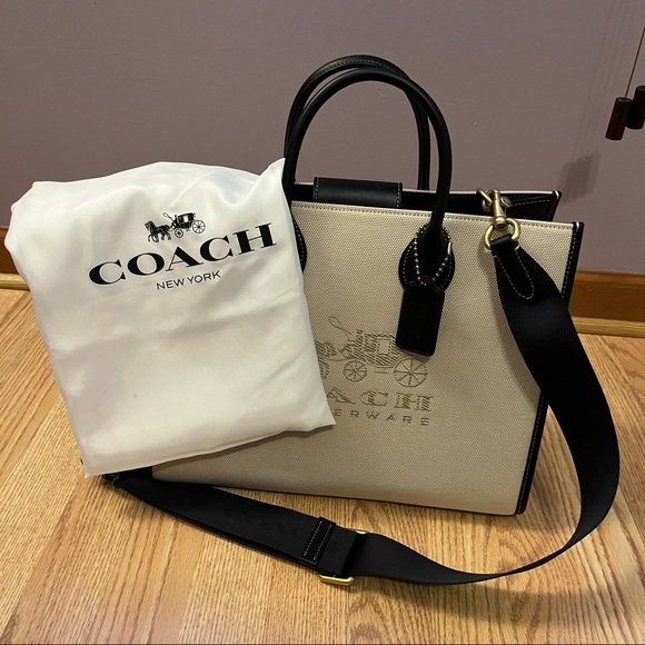 Coach Ace Tote Bag 35 - Picture 3 of 10